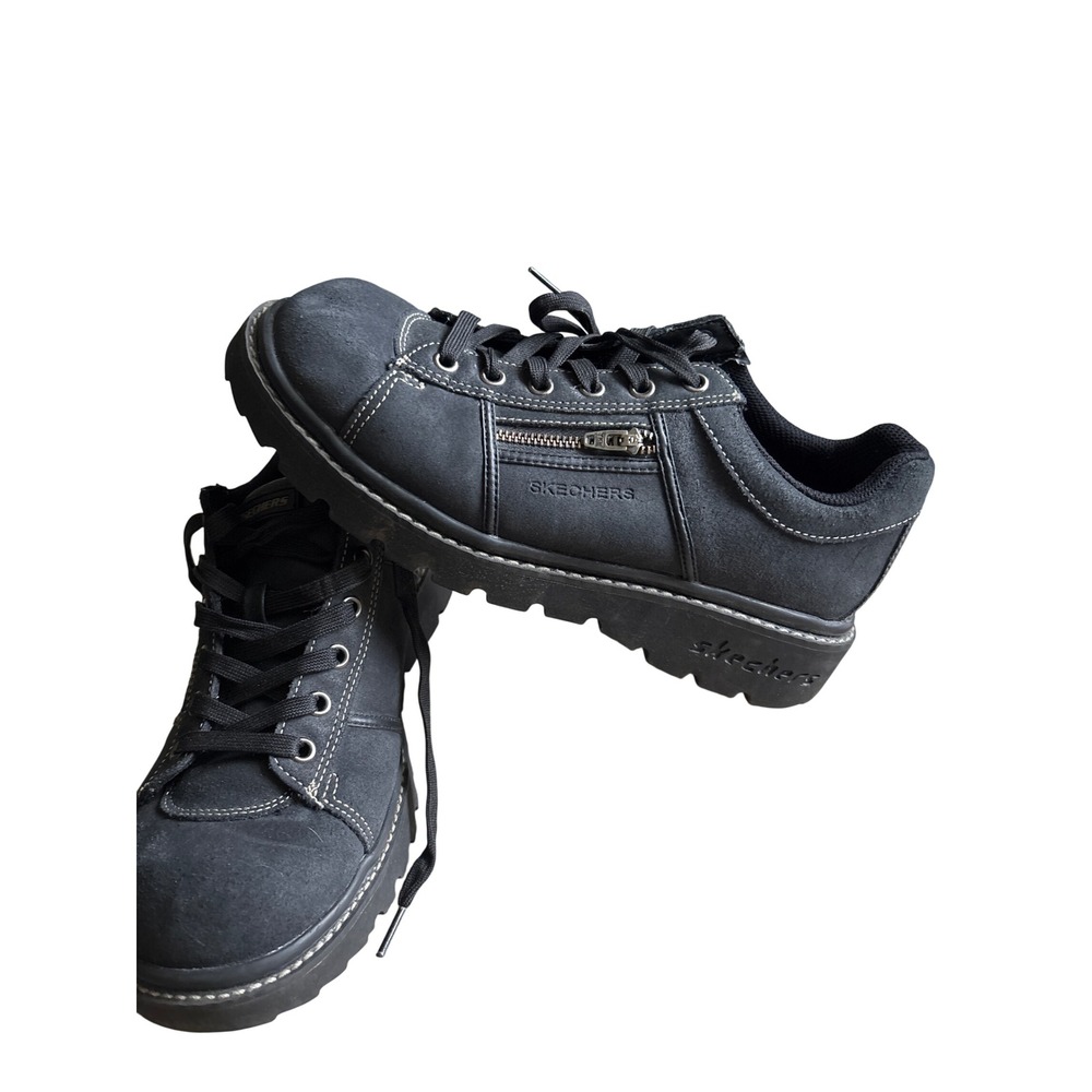 Skechers Jammers Sneakers Womens 9 Black Retro Vintage